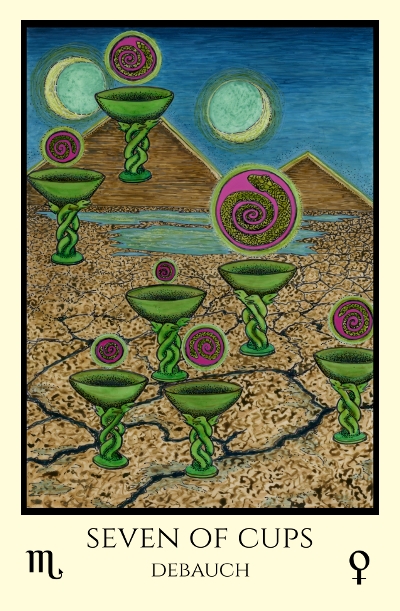 bordered color 7 of Cups