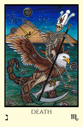 Death Tabula Mundi Tarot color version