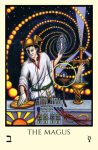 The Magus Tabula Mundi Tarot color version