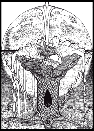 New Ace of Cups BW